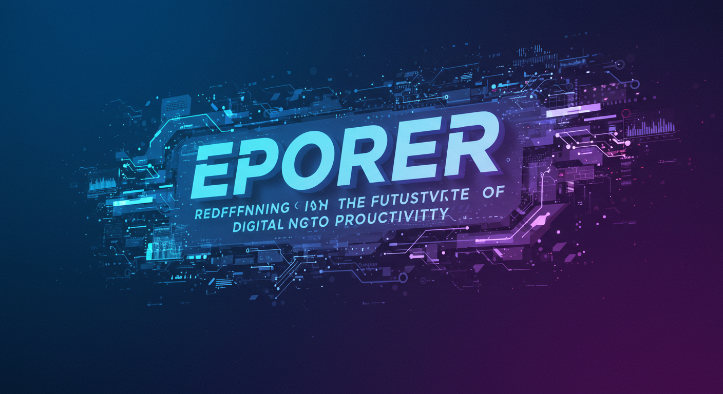 Eporer: Redefining The Future of Digital Productivity