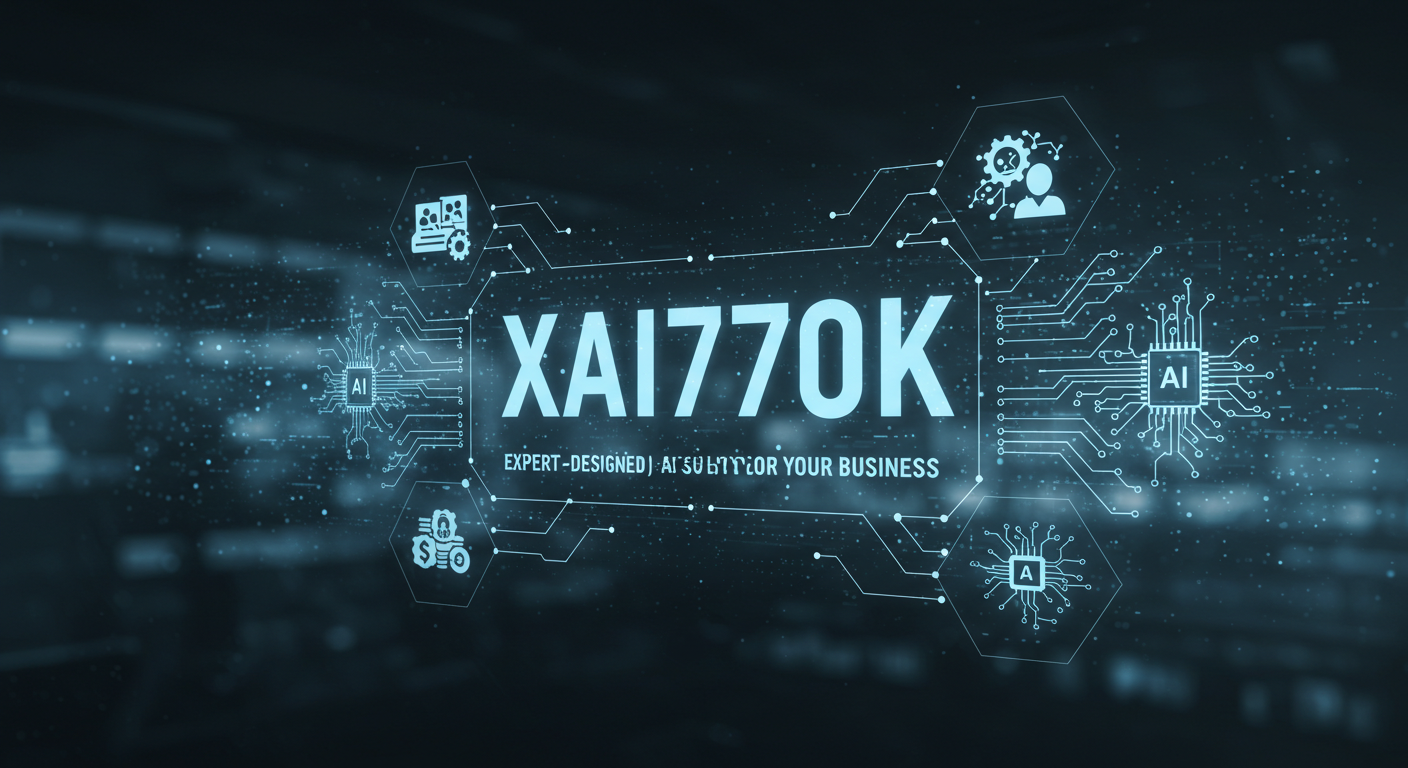 XAI770k | Expert-Designed AI Solutions for Your Business