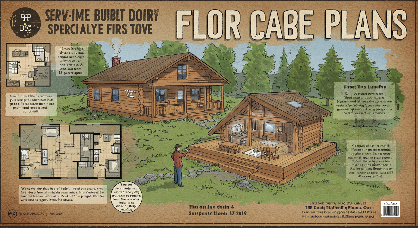 Log Cabin Floor Plans: Tips for First-Time Builders