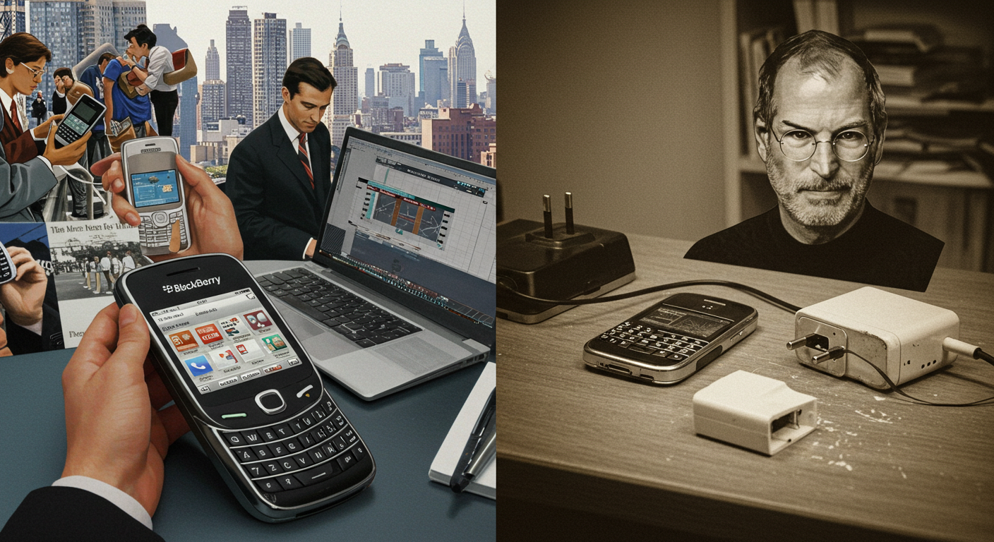 The rise and fall of Blackberry, the status symbol that the iPhone made history